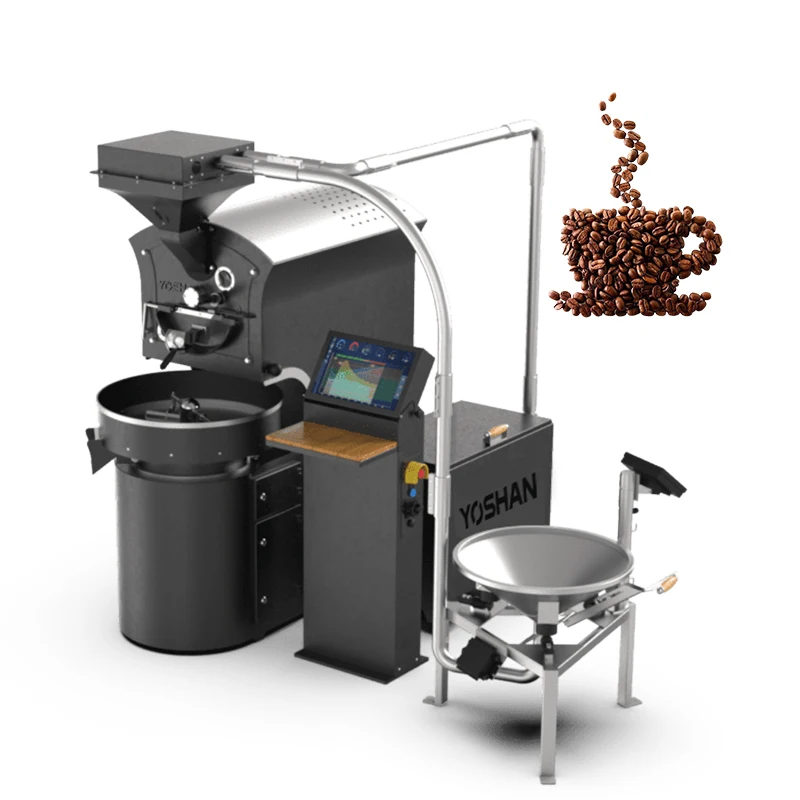 200kg-coffee-roaster 100% Arabica Roasted s Yoshan 6 Kilo Gold Toaster With Maker Tostadora De Cafe 500 Kg Gasoil Coffee Roaster