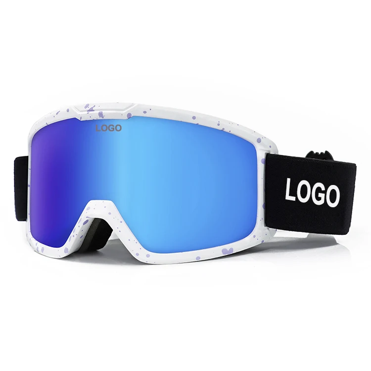 New design adult fashion protective glasses mens ski goggles custom mirror lens ski motorcycle goggle