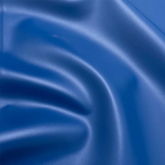 Fire Retardant Leather Car Leather Upholstery PVC PU Sofa Bonded Flocking Furniture Fabric