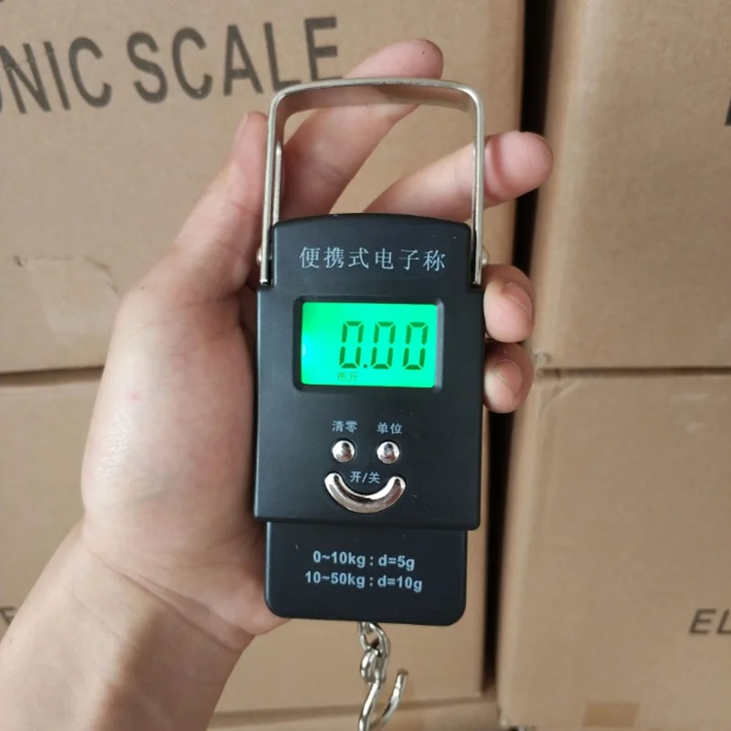 Electronic Mini Hanging digital luggage  weight scale 50kg