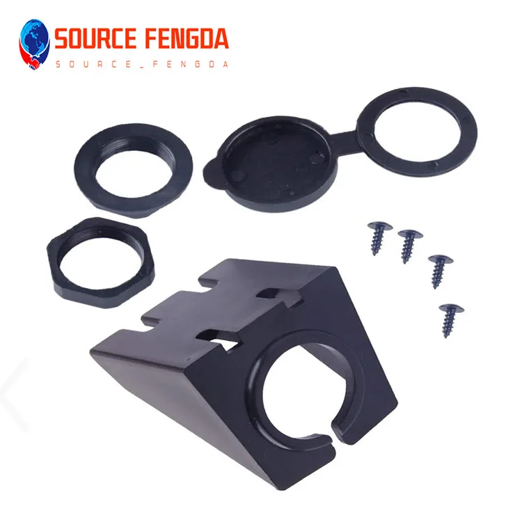 Sinasolar DMF-KSV/2R USB3.0 & AUX to RCA Dashboard Waterproof Flush Car Mount for Car Truck Dash Panel Extension Cable