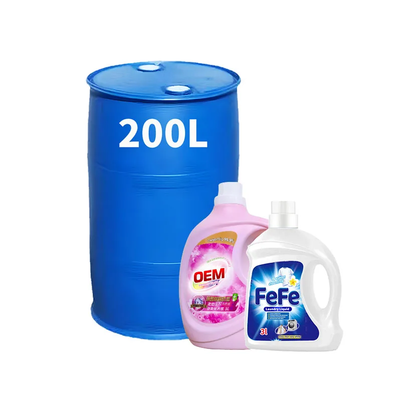 OEM ODM Blue Pink Strong Stain Laundry Liquid Wash Detergent Long Fragrance Detergent Liquid