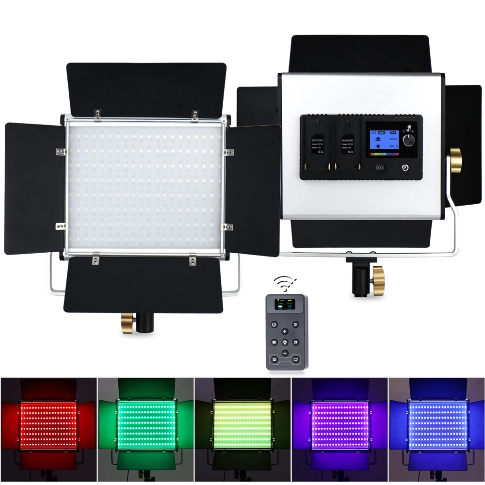 W480 RGB Full Color Live Studio Stage Video Recording And Broadcasting Led Fill Light Panel Light