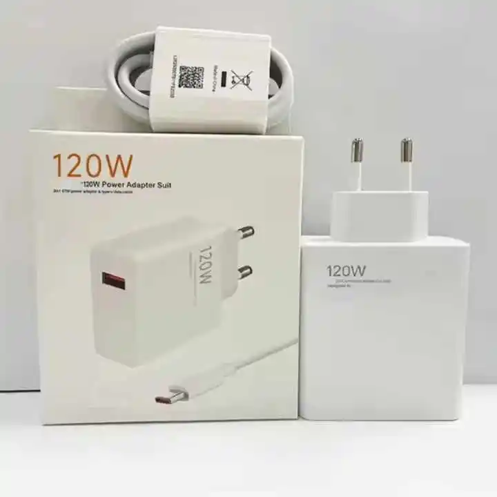 US EU Plug Wall Type-c Mobile Phone Adapter Usb Type C Cable 120w Wholesale Charger Fast Charging For Phone 15 14 13 For Xiaomi