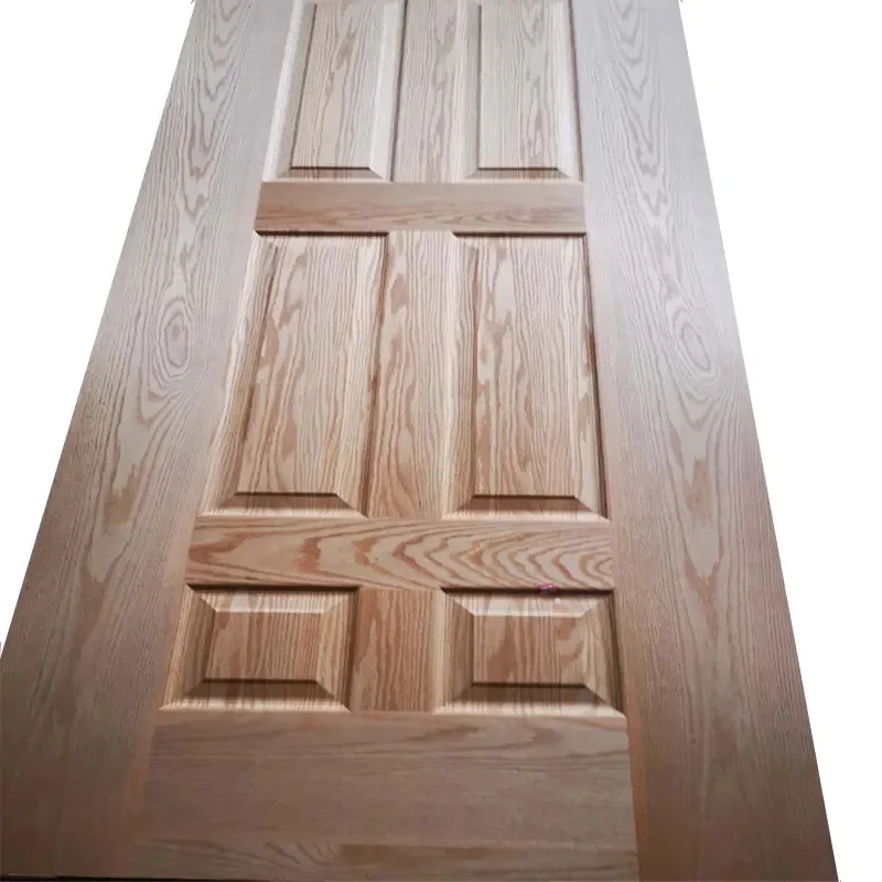 Factory Direct Sale Veneer Wooden Fancy Designs Interior MDF Plywood Door Oak Veneer Door Skin
