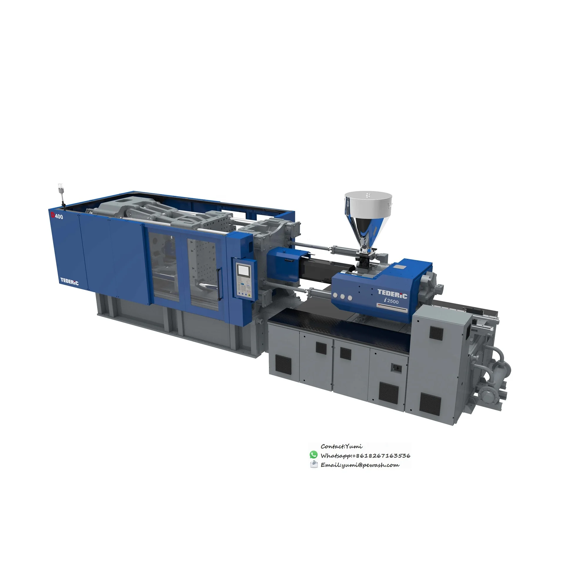 Used Tederic Servo Injection Molding Machine for Disposable Syringe Manufacturing Plant