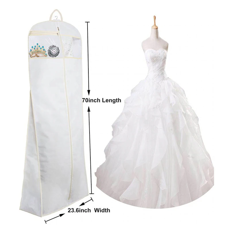 Пользовательский логотип вашего бренда низкий минимальный заказ нетканое свадебное платье одежда