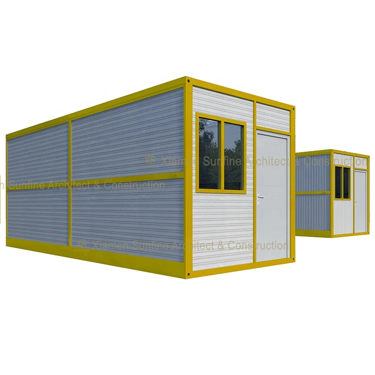 Prefab bungalow hotel self build prefabricated house container modular drawer storage boxes shop home