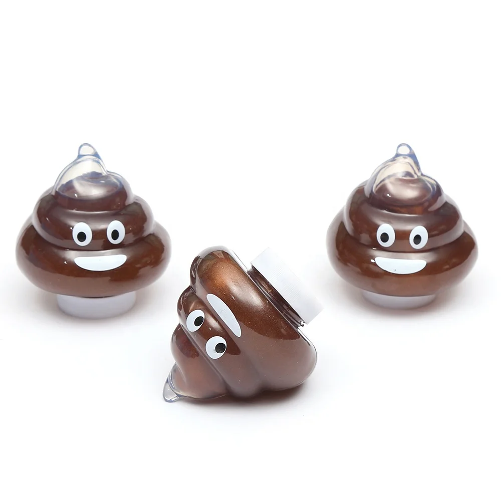 Hot Sale Funny Poop Suoer Cool Colorful slime 19030703 Jelly Soft Liquid Squishy Slime Making Kit For Kids
