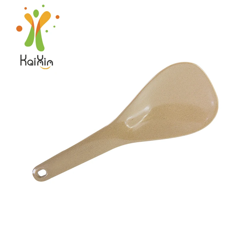 Biodegradable 100% rice husk Easy To Clean small  Handle rice function ladle Soup Cooking Deep Spoon Ladle