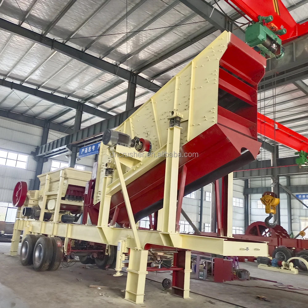 Hot Selling Mining Moving Rock Crushing Plant Mobile Stone Crusher 30tph