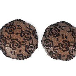 High Quality Sexy Elegant Lace Nipple Cover Stickers Soft Washable Invisible Silicone Nipple Covers
