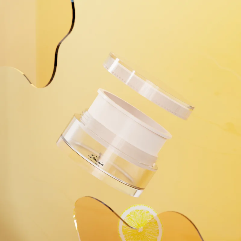 15g 30g 50g low profile gel plastic container wholesale cosmetic packaging coloured acrylic eyebrow gel jar