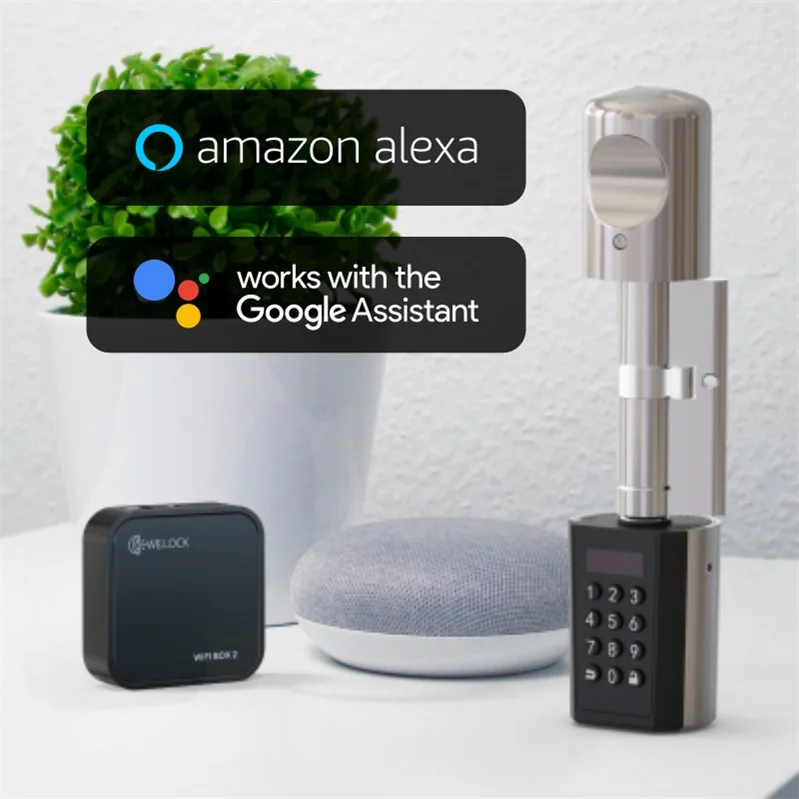 Лидер продаж, водонепроницаемый смарт-замок для двери WELOCK, цилиндрический уличный электронный замок с паролем для отеля, RFID-карта + Приложение + пароль + zigbee