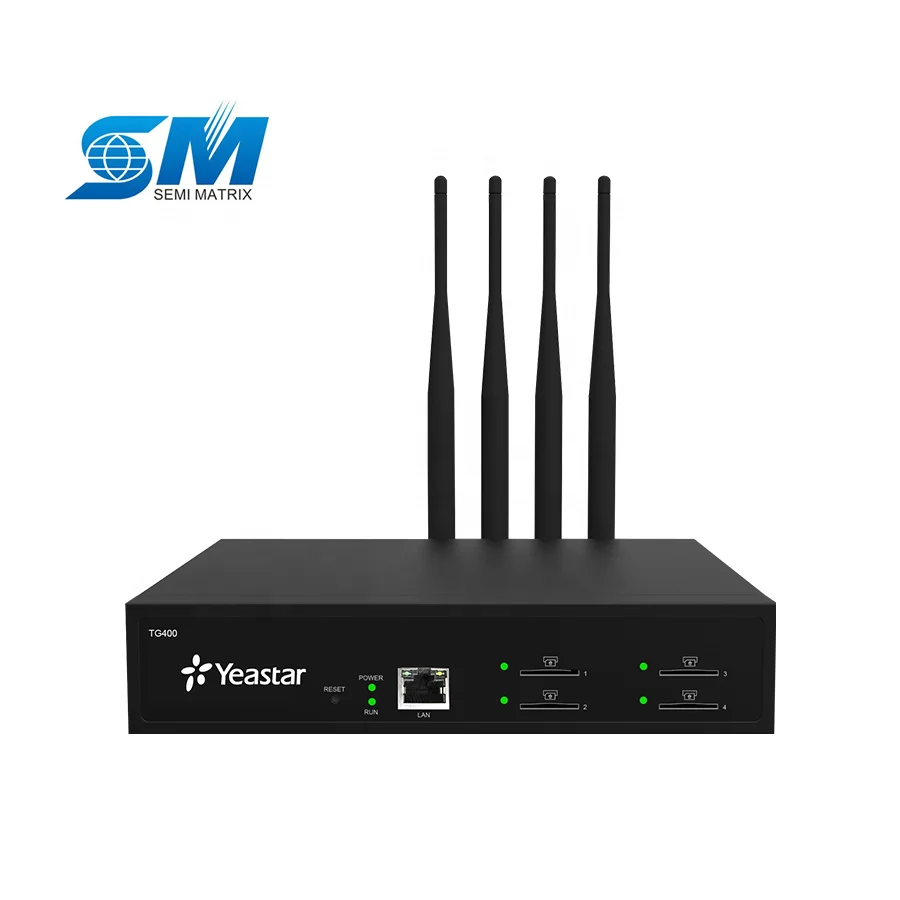 Новый оригинальный шлюз Yeastar TG серии VoIP GSM / WCDMA 4G LTE TG100 TG200 TG400 TG800