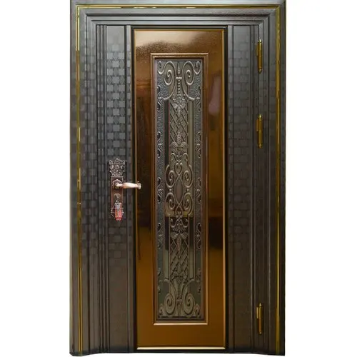 Modern Design High End Metal Doors Personal House Exterior Steel Doors Villa Main Gate Iron Entry Security Doors
