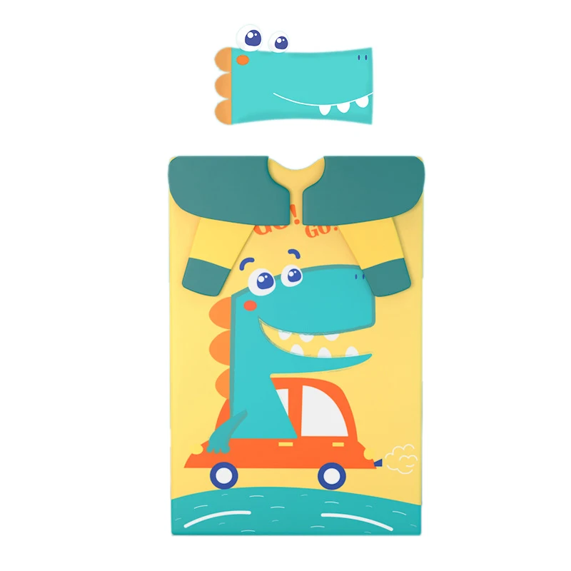 
Autumn winter baby cartoon pure cotton sleeping bag anti-kick by the artifact can be removed and washed 