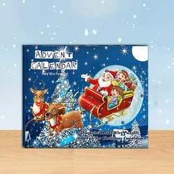 Custom Ramadan 24 Days Packaging Empty Cardboard Gift Box Paper Christmas Advent Calendar