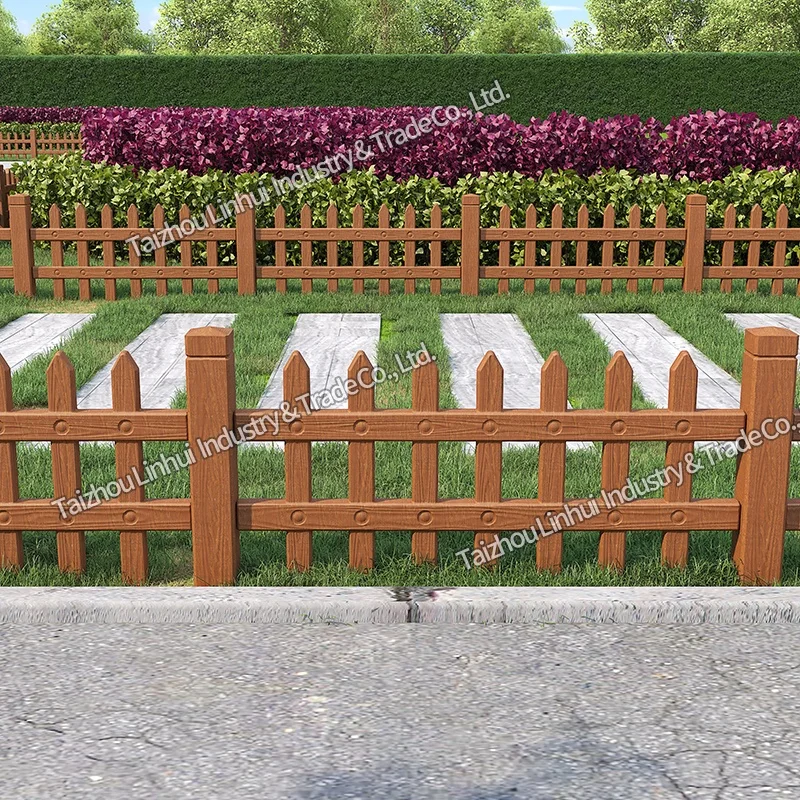 concrete mold for garden ornament patio cement fence slab precast decorative reusable wood grain wooden board plastic mould form