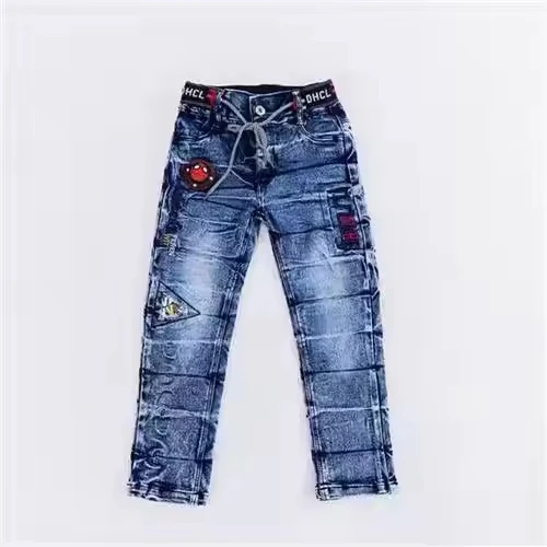 Cheap Price Kids Clothing Elastic Waist Boys Jeans 2-6Y Spandex Denim boy Jeans