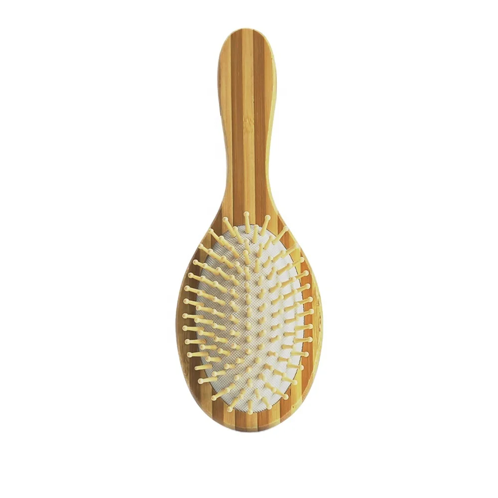 Factory Price Bamboo Hair Brush Fashion Laser Customize Detangling Hair Brush Comb Vent Massage Brush
