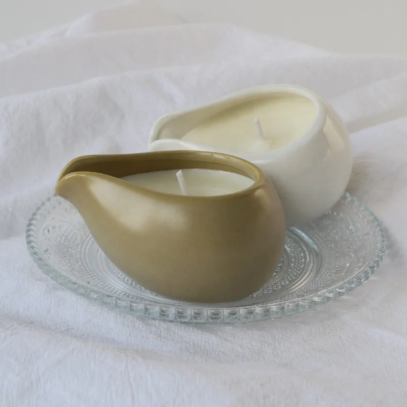 Factory Wholesale Nice Smell Scented Soy Massage Oil Candles