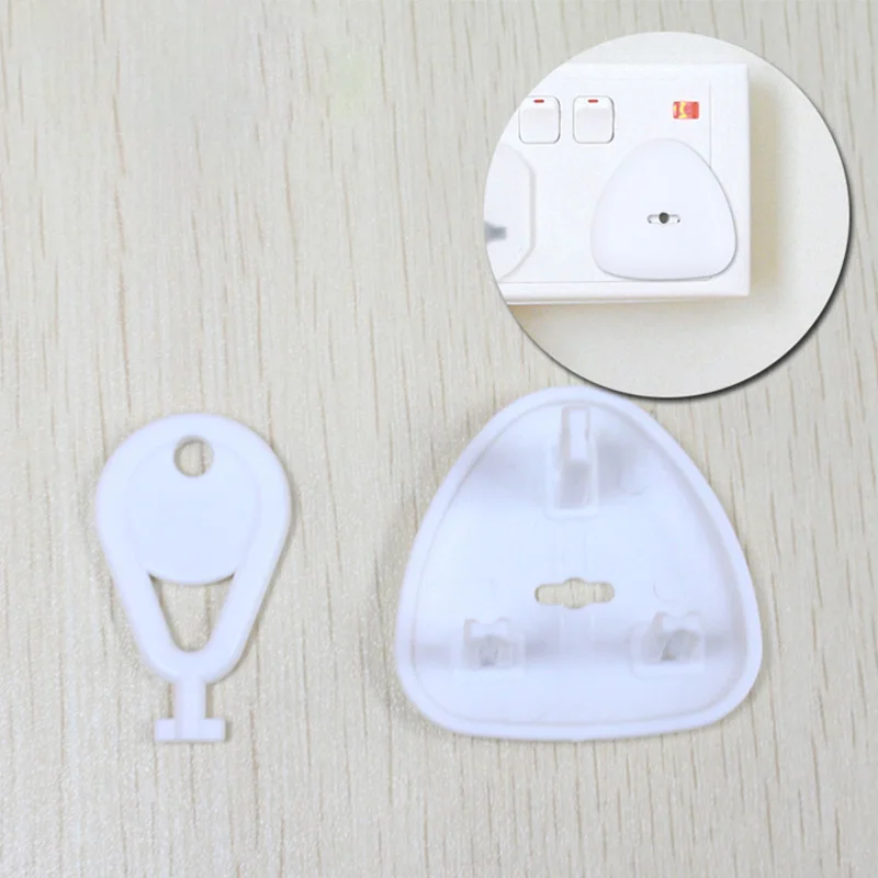 2025 New Trendy Plastic ABS baby safety outlet cover power socket protector white plug protectors