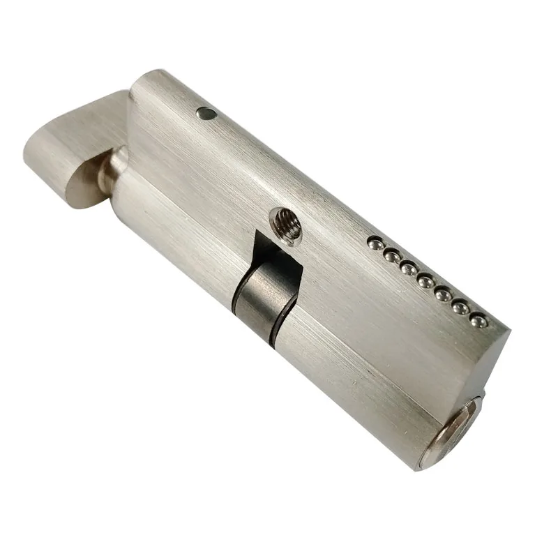 Manufacturers selling high quality and safety thumb rotary brass lock cylinder in bathroom door