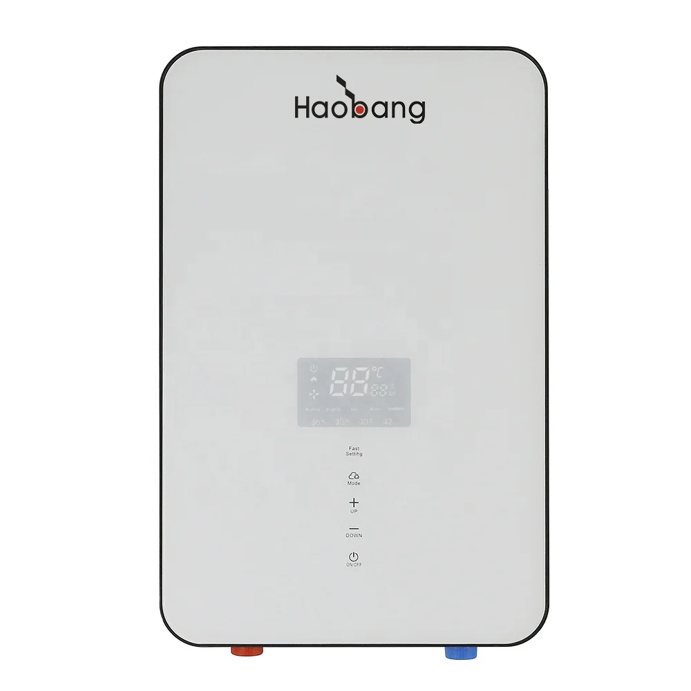 Popular Product Home Bathroom 8kw Tankless Instant Electric Water Heater With Safety Protection