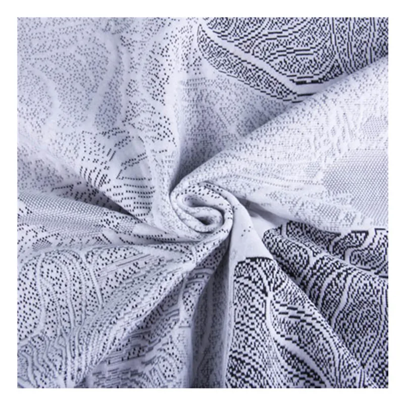 Factory direct sales polyester yarn light texture fabric breathability healthy lifestyle mattress fabric