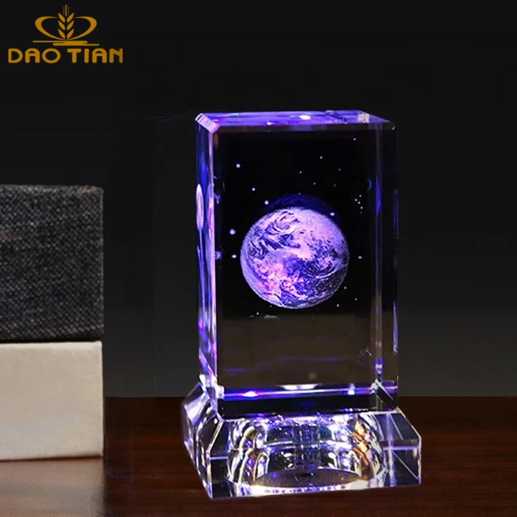 DTcube-002 высокого качества с украшением в виде кристаллов 3d лазерный Куб 5 см * 8 со светодиодным хрустальным кубом лазерной гравировкой кристалл куб