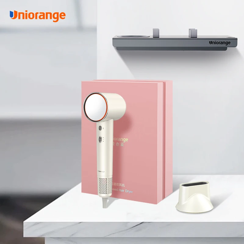 Uniorange высококачественный фен бесщеточный двигатель Быстросохнущий с отрицательными ионами и автоматическая сушилка для рук