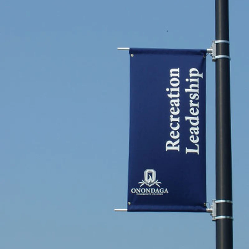 street light pole advertising poster fixer