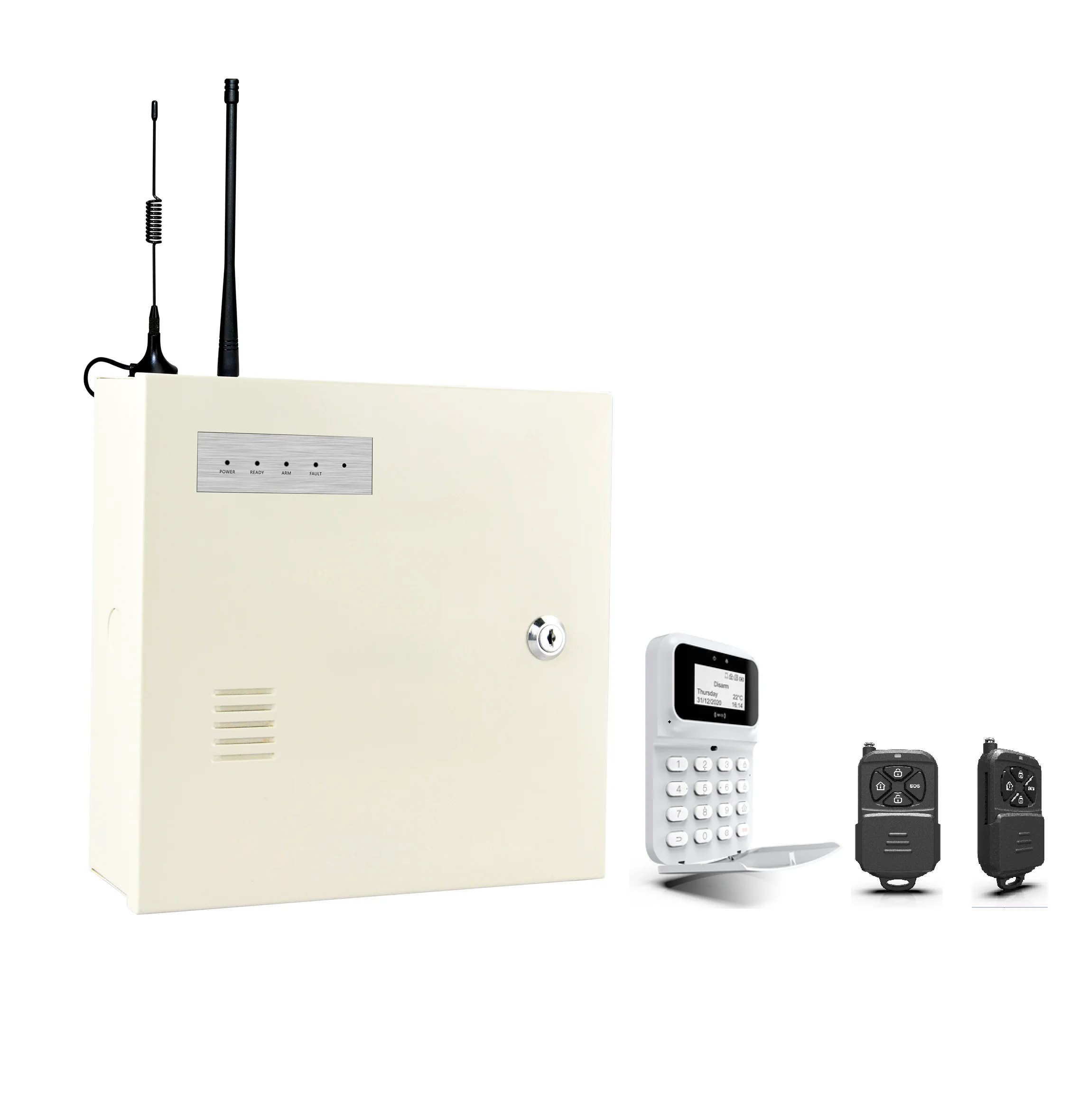 2022 Professional gsm/ LAN/ PSTN wireless alarm systems with 	 jammer 3g 4g 5g motion prices for fire door houses security