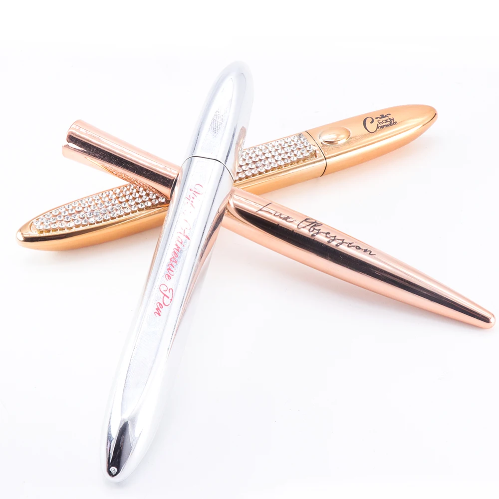 Оптовая продажа eyeliner2in 1 макияж Золотой клей для ресниц жидкий карандаш глаз