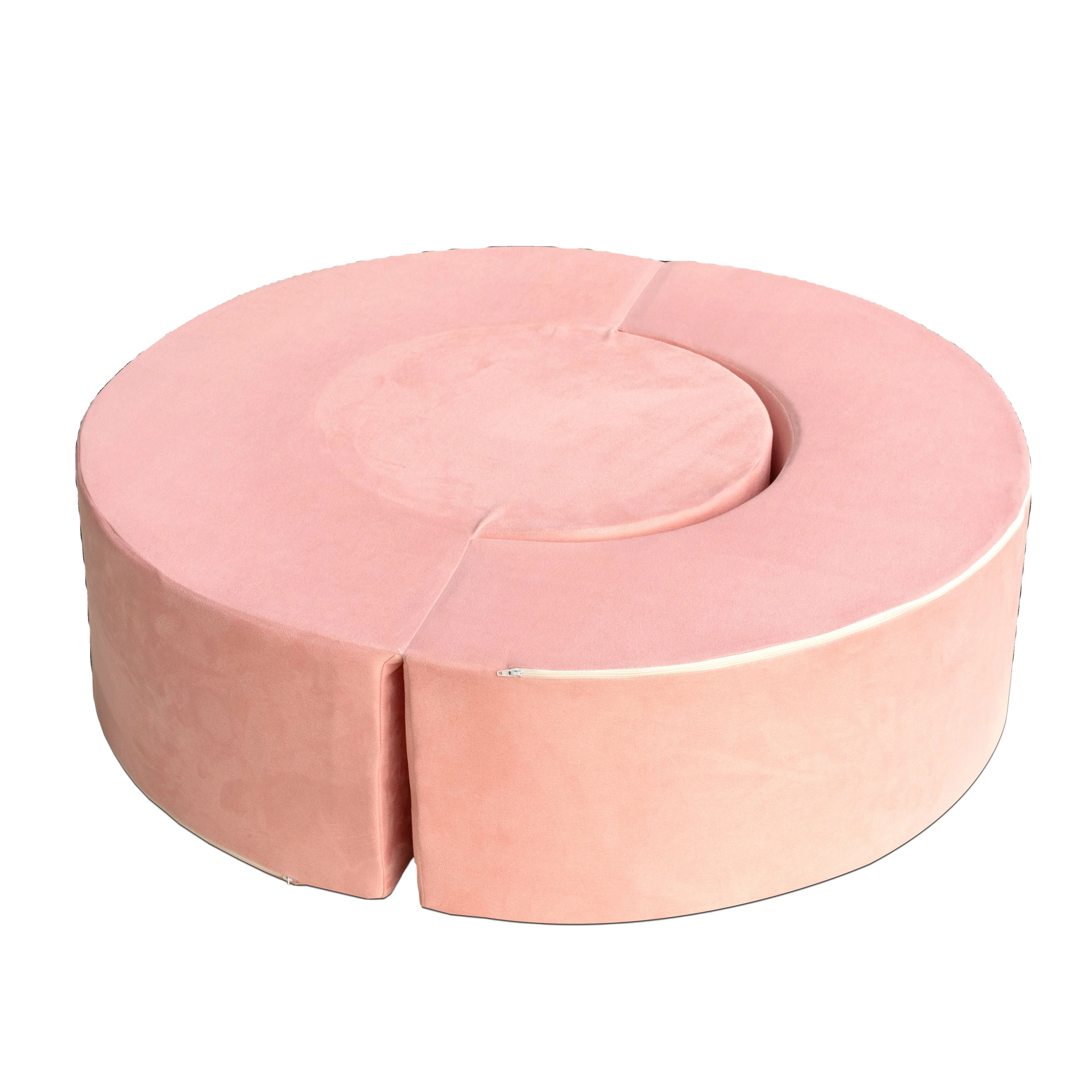 New Modern Parent-child Playroom Foam Safety Round Children Play Couch Fold Up Kids Sofa