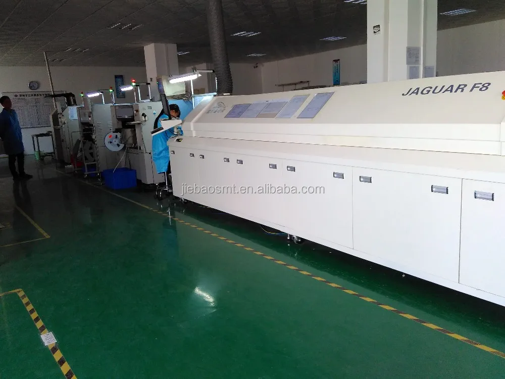 Factory direct sale  F8-700 Large eight temperature zone lead-free hot air SMT reflow soldering machine for SMT production line