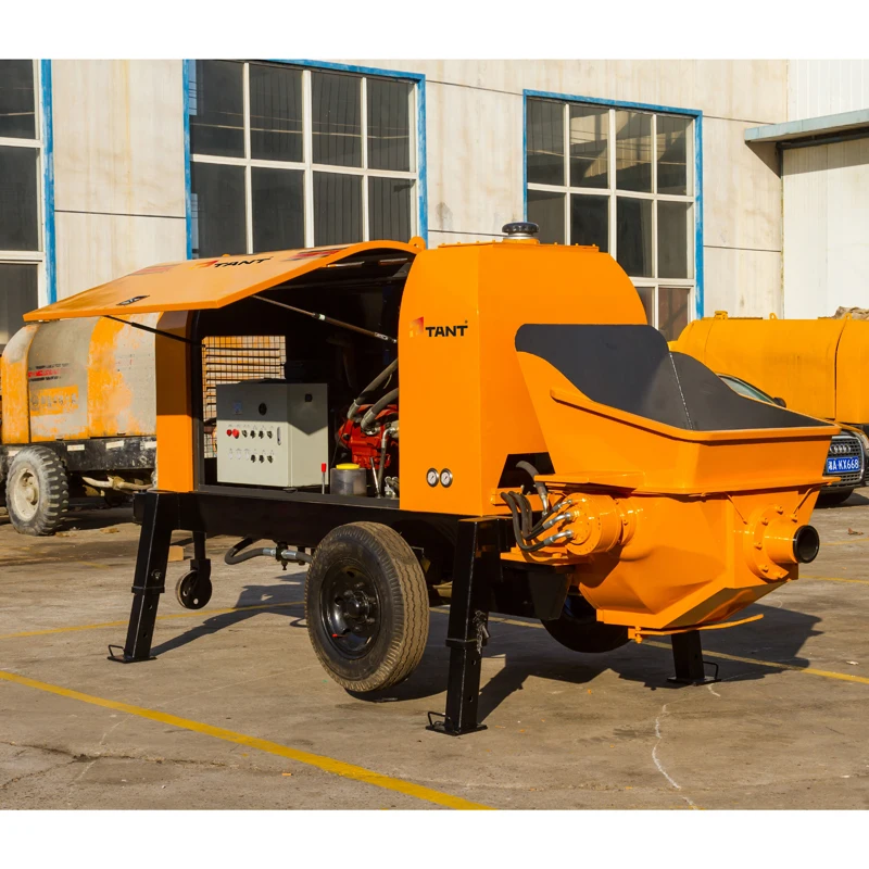 best selling mixing Low fuel consumption 600L hopper capacity used stationary pumps urban construction concrete mixer with pump