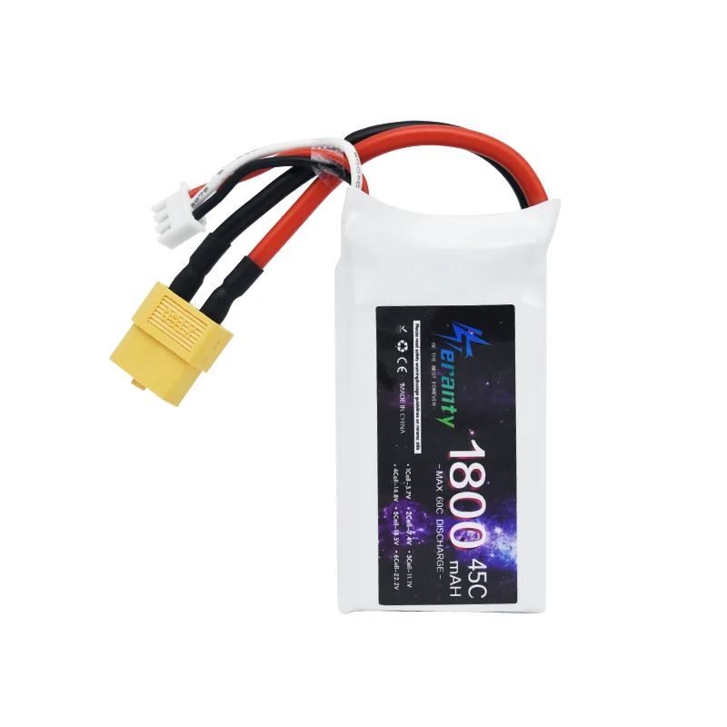 1800 мАч LiPo Аккумулятор 7 4 В 45C аккумулятор с разъемом T JST XT30 XT60 для радиоуправляемого квадрокоптера 4WD Запчасти автомобильных лодок дронов 2S батареи
