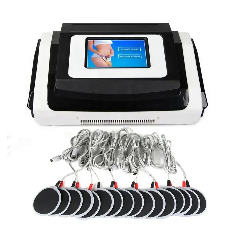 Pressotherapy suit legs EMS muscle stimulator presoterapia machine pressotherapy profesional 3 en 1