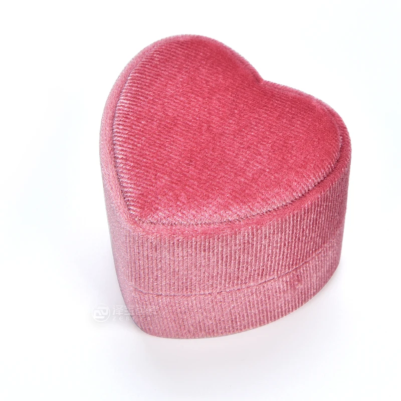 Popular Design Korean Style Jewelry Boxes Import Flannel Velvet Ring Box Wedding Jewelry Gift Box