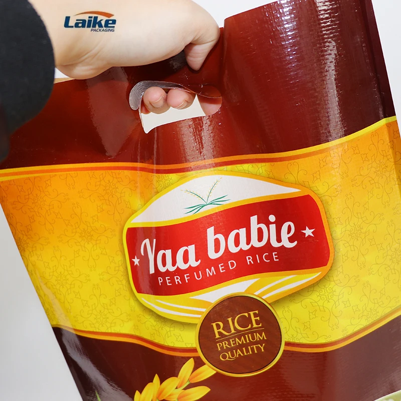 New 5KG 10KG 20KG 25KG 50KG Plastic PP Woven Sack Bag Laminated for Rice Corn Grain Wheat Flour Sand Fertilizer Soil  Packing