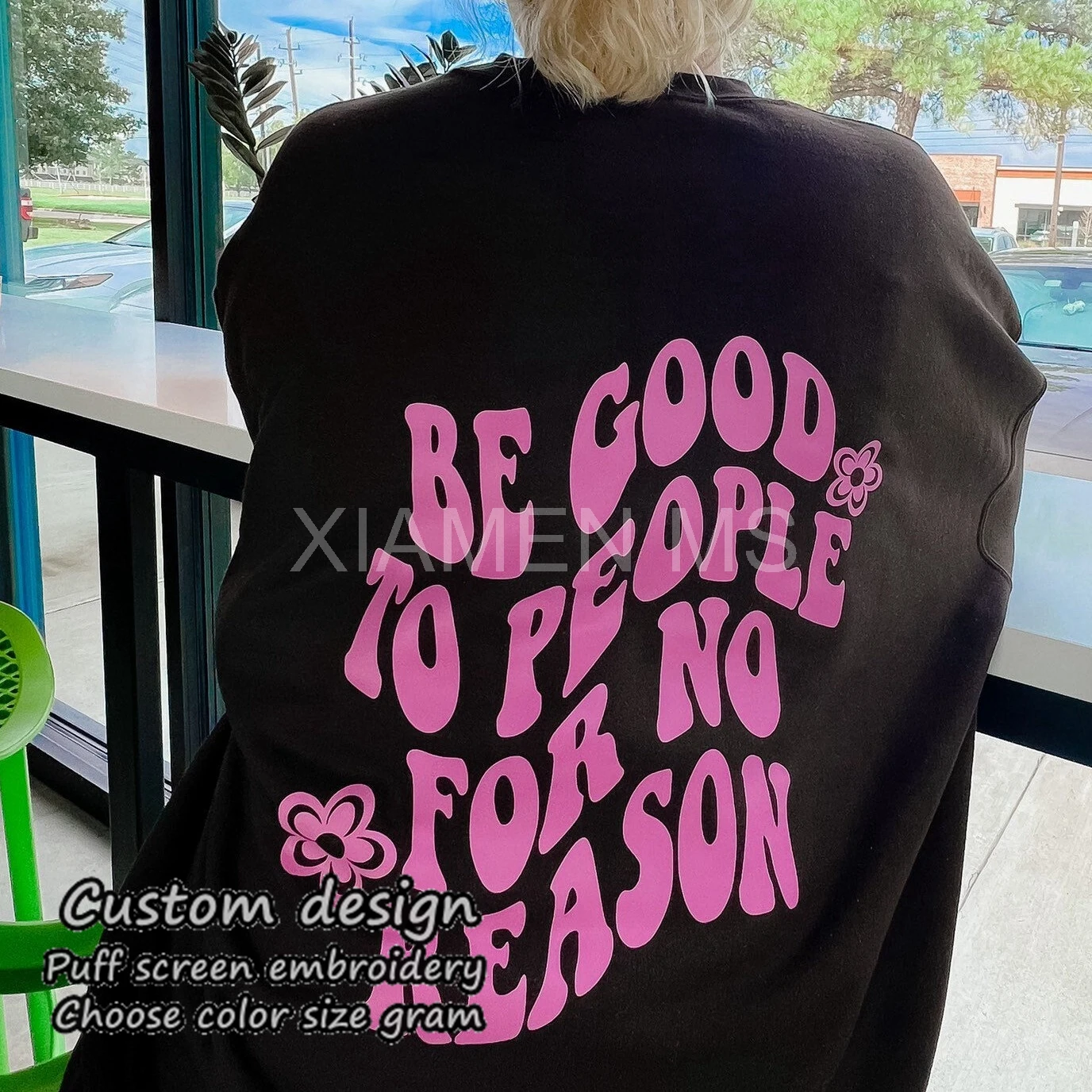 OEM Custom High Quality Loose Tshirt 200g Cotton Solid Color Custom Heat Transfer Designs For t shirts