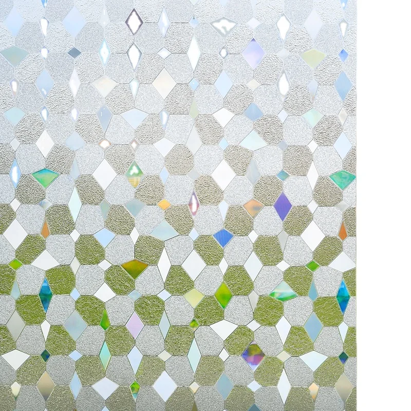 2022 new arrival self adhesive window film 3D sun control home glass building decorative privacy film