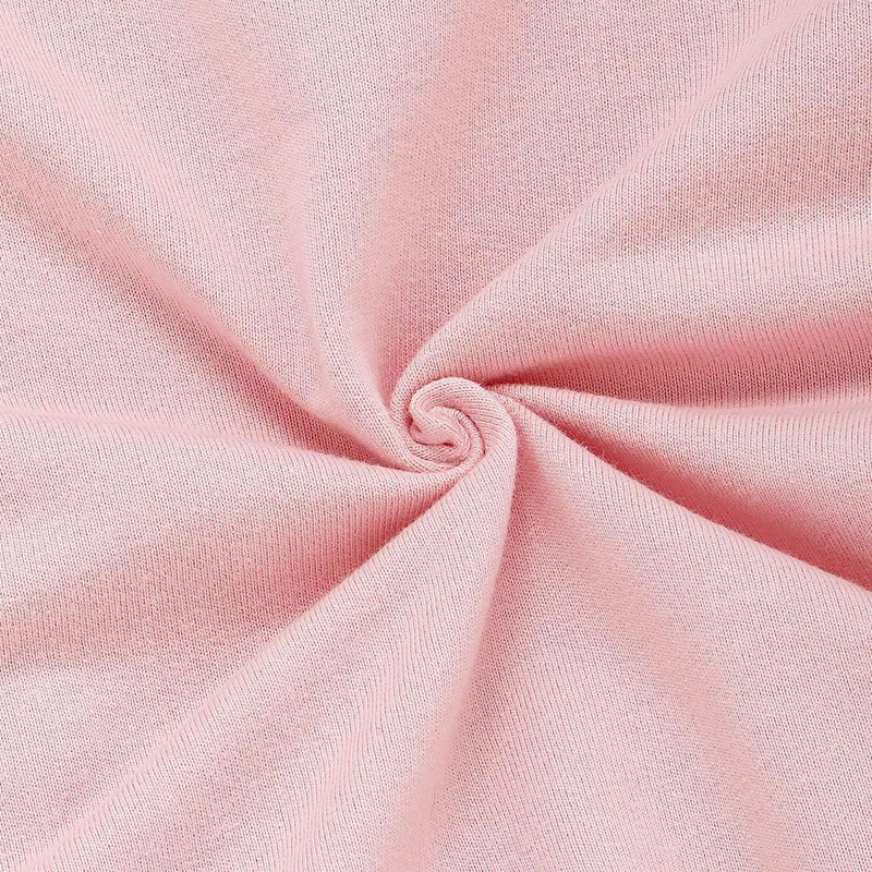 
Manufacturer Fashion Cute Cotton Fabric 2pcs Pink Kids Clothing Sets Baby Girl Clothes 