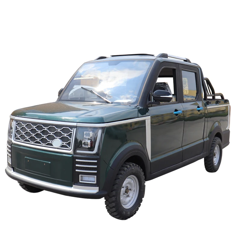 KEYU New Product Electric 4 seats pick up  trucks delivery vans for sale