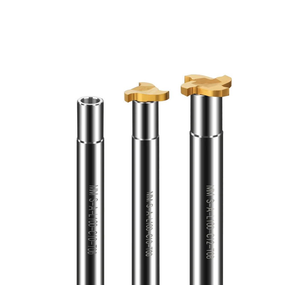 HOANYORE CNC Slotting Cutter Carbide Inserts TXC HRON Milling Series T-slot Locking Thread Turning Face End Mill in Metal
