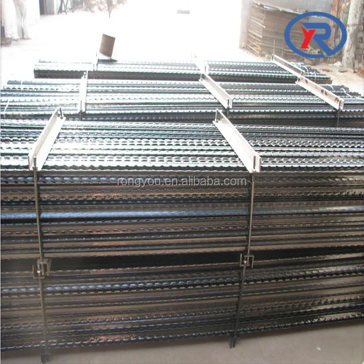 Black bitumen 1.7kg/m Y Fence Post Israel market metal fence post with teeth