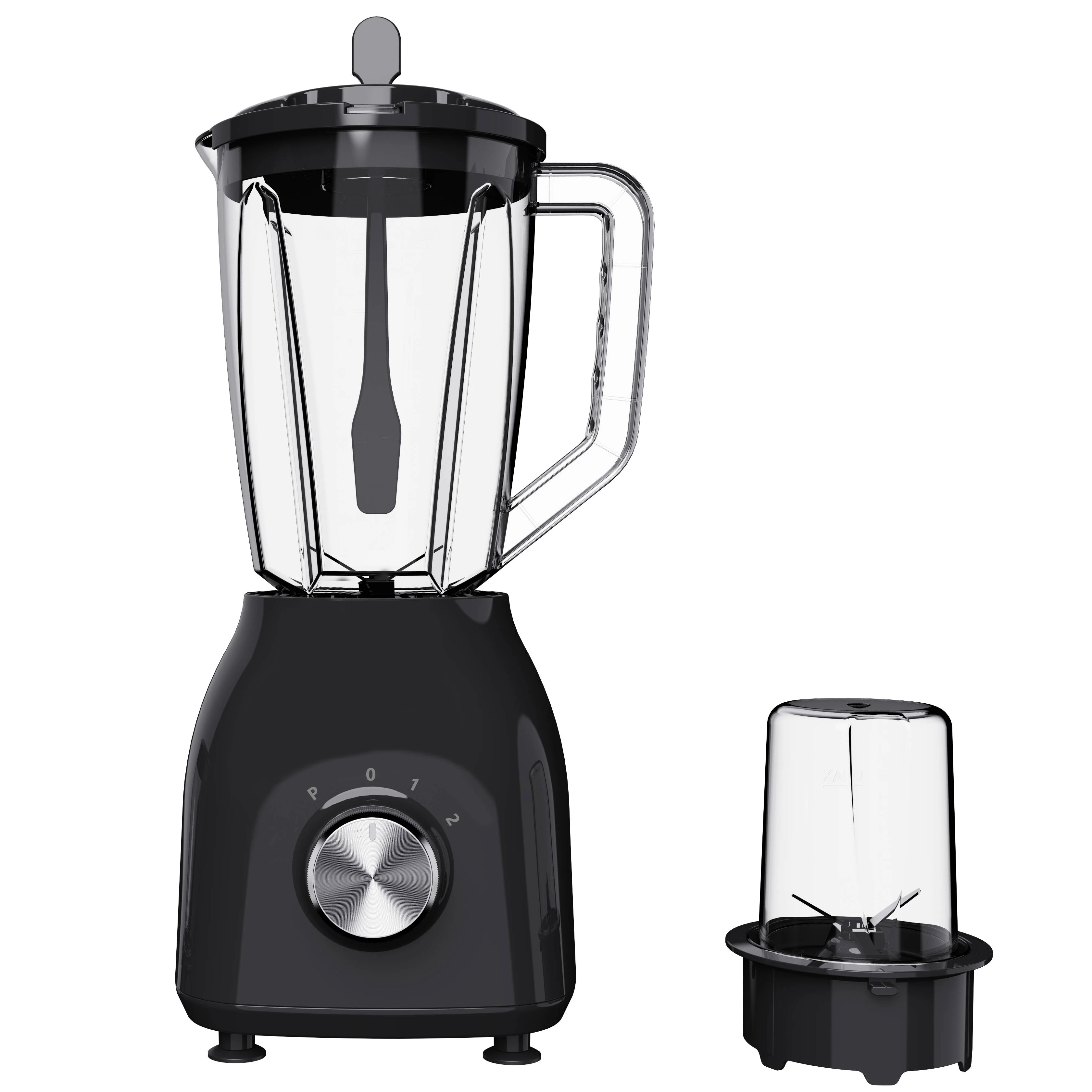 Good Quality 2 In 1 350W 2 Speeds 1.5L Or 1.75L Plastic Jar Electric Blender Table Blender Food Blender