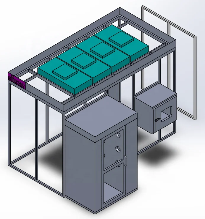  High quality CE Certificated ISO Standard air shower Cleanroom Air